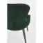 Szék K366 Velvet/Fém Sötétzöld,10
