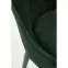 Szék K366 Velvet/Fém Sötétzöld,11