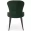 Szék K366 Velvet/Fém Sötétzöld,4