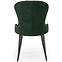 Szék K366 Velvet/Fém Sötétzöld,4