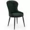 Szék K366 Velvet/Fém Sötétzöld,5