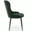 Szék K366 Velvet/Fém Sötétzöld,6