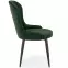Szék K366 Velvet/Fém Sötétzöld,7