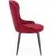 Szék K366 Velvet/Fém Bordó,11