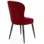 Szék K366 Velvet/Fém Bordó,12