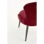 Szék K366 Velvet/Fém Bordó,13