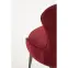 Szék K366 Velvet/Fém Bordó,14