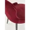Szék K366 Velvet/Fém Bordó,16