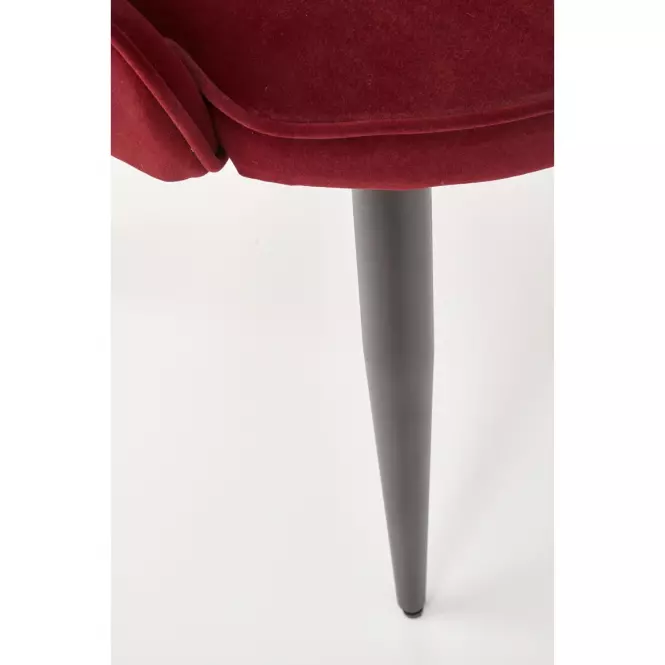 Szék K366 Velvet/Fém Bordó