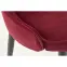 Szék K366 Velvet/Fém Bordó,4