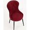 Szék K366 Velvet/Fém Bordó,7