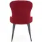 Szék K366 Velvet/Fém Bordó,8