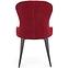Szék K366 Velvet/Fém Bordó,8