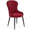 Szék K366 Velvet/Fém Bordó,9