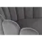 Szék K410 Velvet/Fém szürke,5