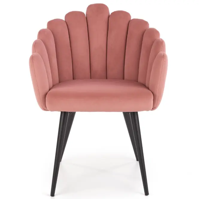 Szék K410 Velvet/Fém Rózsaszín,10