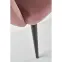 Szék K410 Velvet/Fém Rózsaszín,8