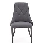 Szék K365 Velvet/Fém szürke