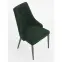 Szék K365 Velvet/Fém Sötétzöld,3