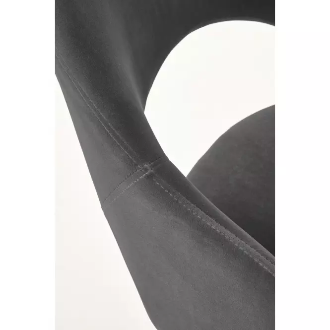 Szék K364 Velvet/Fém szürke