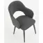 Szék K364 Velvet/Fém szürke,3