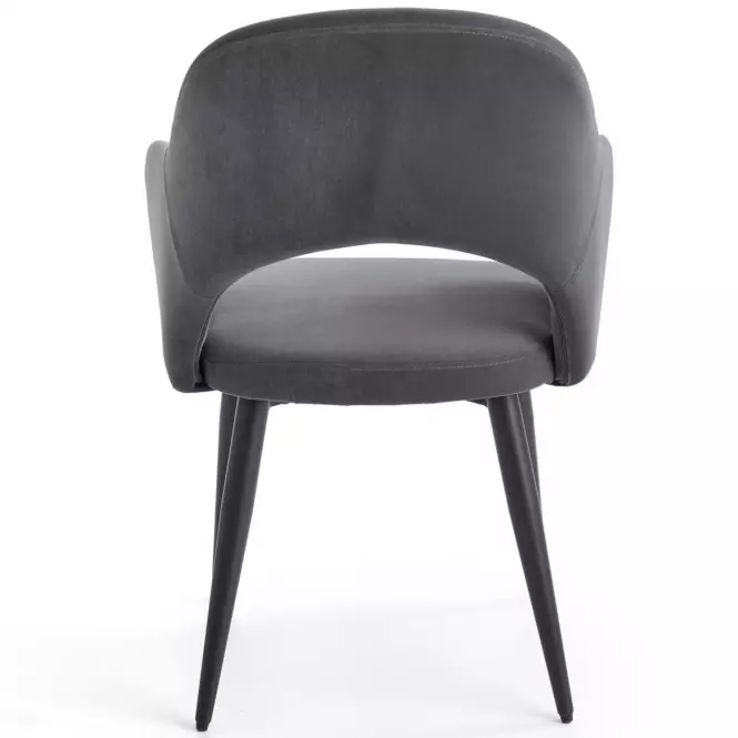Szék K364 Velvet/Fém szürke