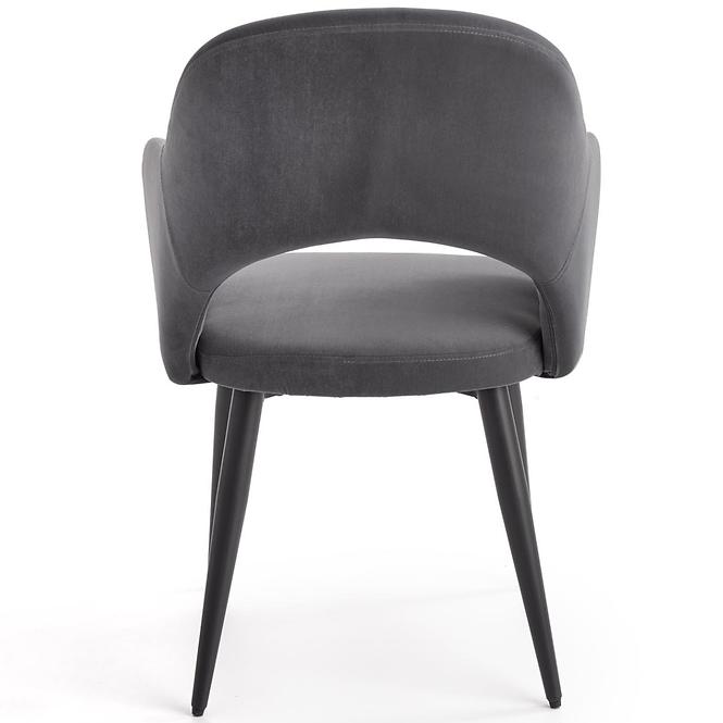 Szék K364 Velvet/Fém szürke