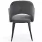 Szék K364 Velvet/Fém szürke,4