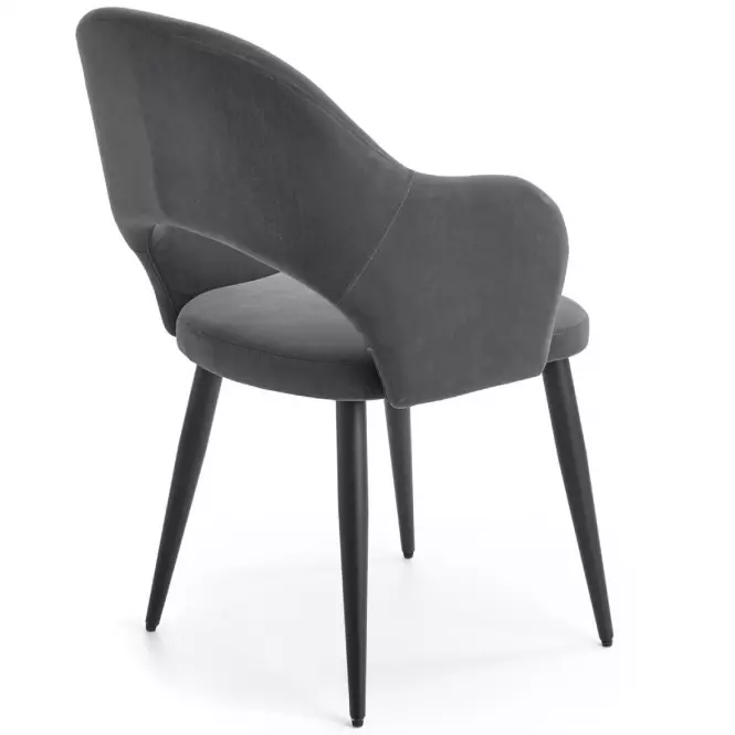 Szék K364 Velvet/Fém szürke