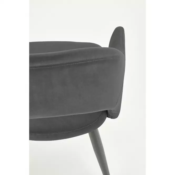 Szék K364 Velvet/Fém szürke