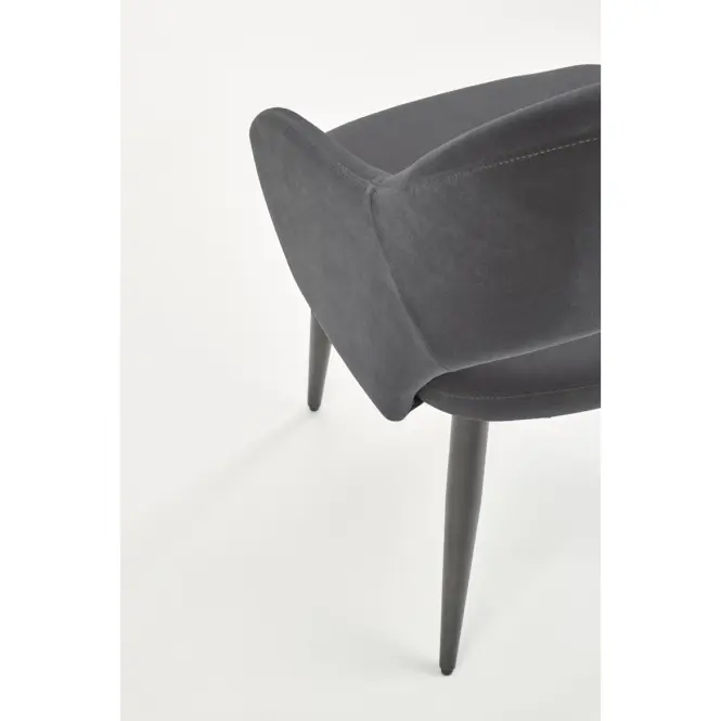 Szék K364 Velvet/Fém szürke,8