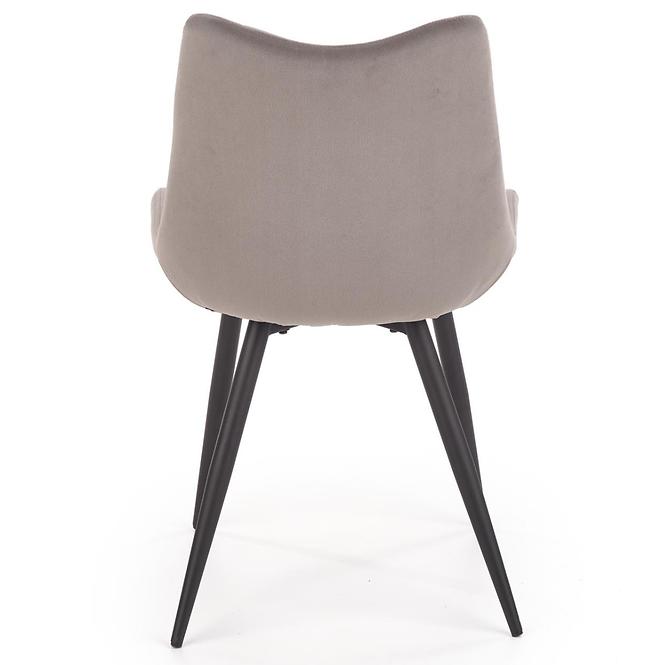 Szék K388 Velvet/Fém szürke