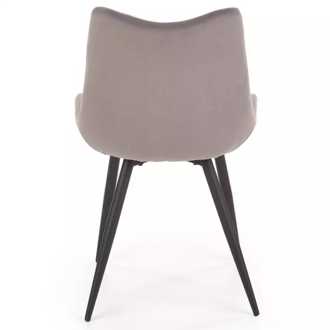 Szék K388 Velvet/Fém szürke,4