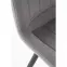 Szék K388 Velvet/Fém szürke,7