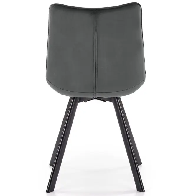 Szék K332 Velvet/Fém Sötét szürke