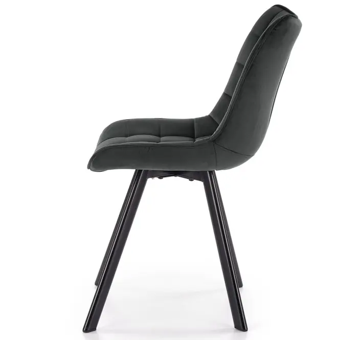 Szék K332 Velvet/Fém Sötét szürke
