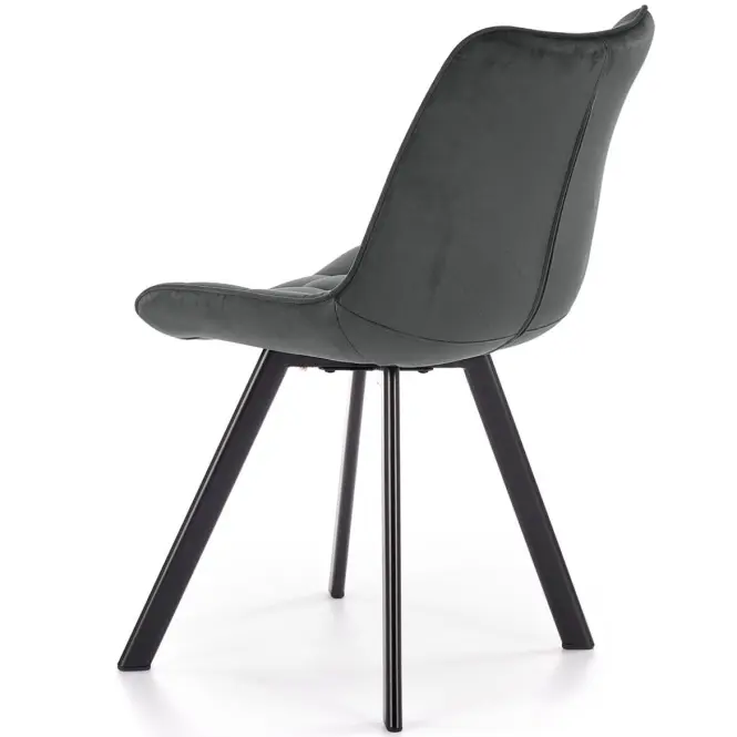 Szék K332 Velvet/Fém Sötét szürke