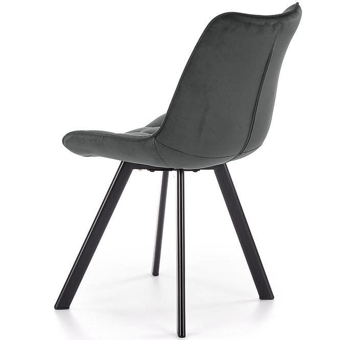 Szék K332 Velvet/Fém Sötét szürke