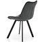 Szék K332 Velvet/Fém Sötét szürke,4