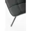 Szék K332 Velvet/Fém Sötét szürke,5