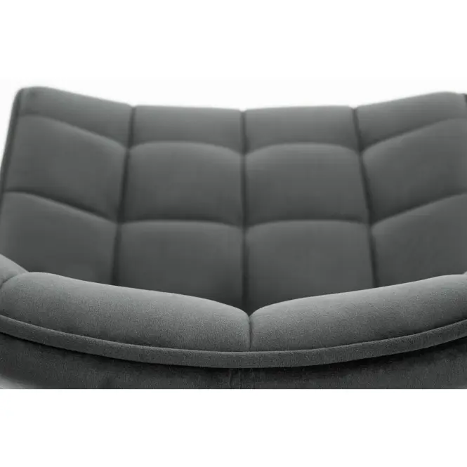 Szék K332 Velvet/Fém Sötét szürke