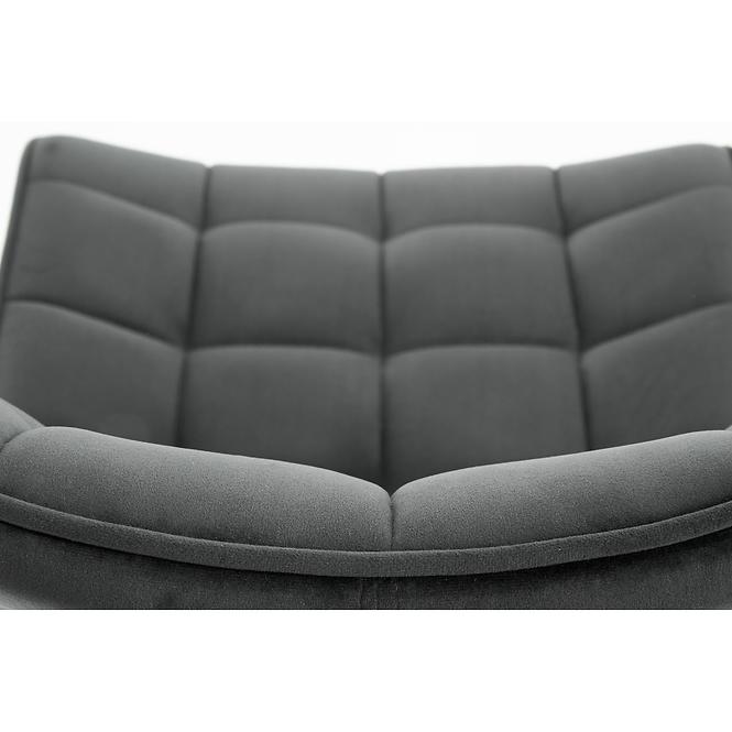 Szék K332 Velvet/Fém Sötét szürke