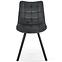 Szék K332 Velvet/Fém Sötét szürke,8