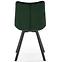 Szék K332 Velvet/Fém Sötétzöld,10