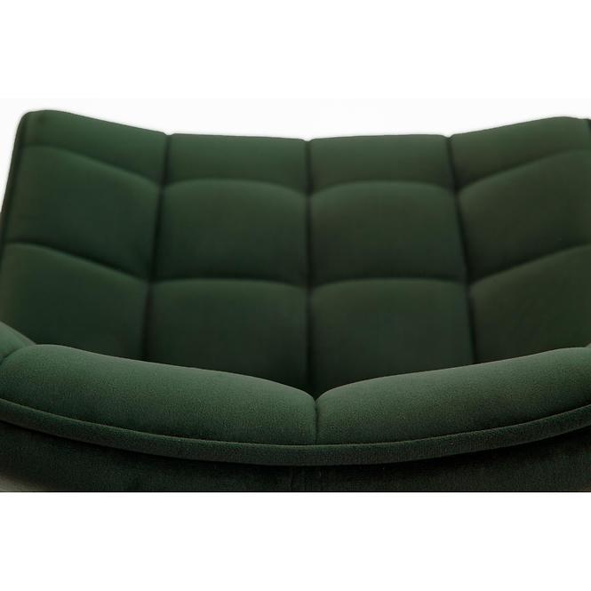 Szék K332 Velvet/Fém Sötétzöld
