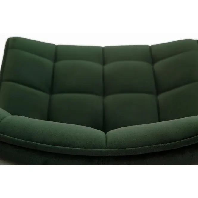 Szék K332 Velvet/Fém Sötétzöld,7