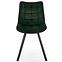 Szék K332 Velvet/Fém Sötétzöld,8