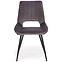 Szék K404 Velvet/Fém szürke,10