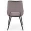 Szék K404 Velvet/Fém szürke,3