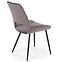 Szék K404 Velvet/Fém szürke,5